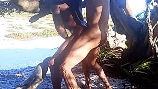 i found that muscular lifeguard in dunes and made him my anal bitch deep