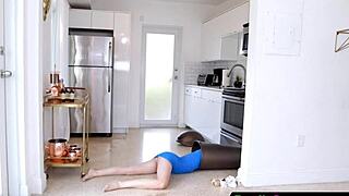 Stepdad Bangs Petite Stepsis Stuck In Trash Hard