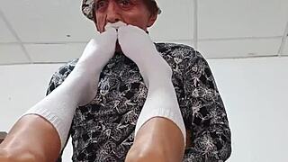 old man pounds curvy young latina student's big natural tits