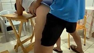 Holy fuck, I bet my wife's pussy on pool and lost - she took his creampie inside!