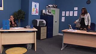 emma butt spitroasted while jasmine webb watches gaping anal