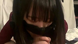 Her Sticky Tongue Blowjob Makes Me Explode Inside