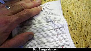 who spanks my ass for bad grades hard?