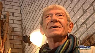 Teen gives OLD MAN oily MASSAGE then rides for HAPPY hardcore CUM ending