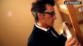 busty barbara bieber sucks horny boss in hotel