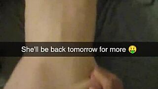 She sneaks snaps of her wild creampie breeding sessions, screaming in submissive orgasm bliss during rough homemade romps.