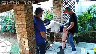 Spycam Catches Wife with Two Friends Cheating