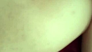 Amateur girlfriend moans in bedroom as boyfriend close-up pounds her big ass