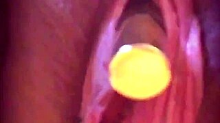 watch big pink pussy lips stretch with heavy weights