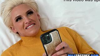 Strangers freeuse my milf wife's shaved pussy and deepthroat her mouth!