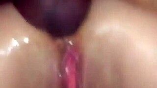 hairy latina big tits massage turns into deep anal creampie and sloppy oral