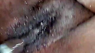 lol she said no but her black pussy ended up squirting everywhere