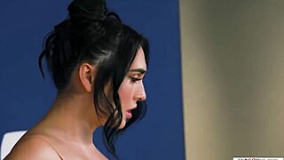 roommate ember fiera's shaved pussy licked before hot fuck