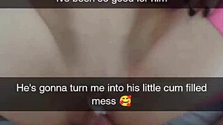 She sneaks snaps of her wild creampie breeding sessions, screaming in submissive orgasm bliss during rough homemade romps.