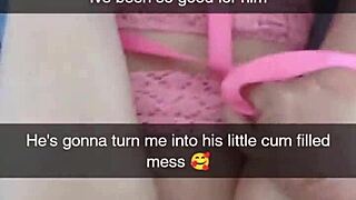 She sneaks snaps of her wild creampie breeding sessions, screaming in submissive orgasm bliss during rough homemade romps.