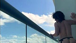 girls share strap-on passion in cancun