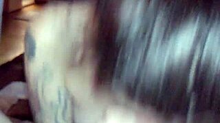 Pregnant Amateur Deepthroats Thick 8-Inch Uncut Cock POV