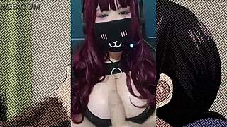 goth milf with huge natural tits guides your joi dirty talk roleplay