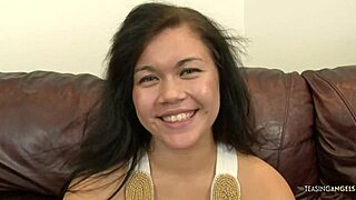 Katt's Trimmed Pussy Drilled Hard During Intense Casting