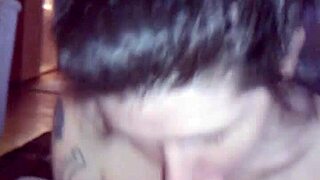 Pregnant Amateur Deepthroats Thick 8-Inch Uncut Cock POV