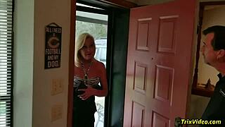 Ms Paris Rose's Strip-O-Gram Turns Into Doggystyle Pound