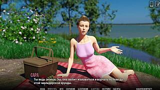 redhead coed teacher sucks monster cock in shower gameplay