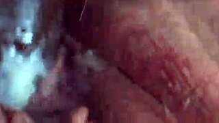 close up fingering leads to intense pussy pounding creampie on juicy big boobed beauty