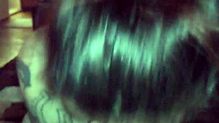 Pregnant Amateur Deepthroats Thick 8-Inch Uncut Cock POV