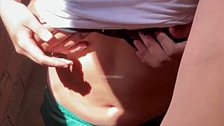 college chola sneaks out for boyfriend's homemade pounding ay amor no grabes