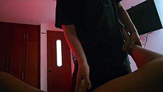 Neighbor ghostface sneaks over halloween while boyfriend sleeps