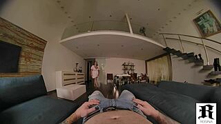 rosina sucks beautiful cock rough before mike pounds curvy cunt