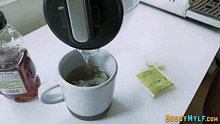 Chubby lesbian cougar strapon fucks teen hard