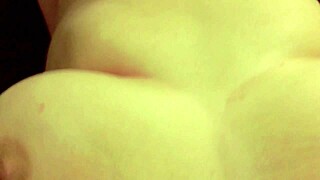 Her POV: Pumping Cum All Over Her Busty Natural Tits Keeps Me Rock Hard!