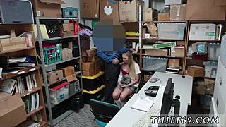 WOW, POLICE COP CATCHES PETITE BLONDE TEENS IN HARDCORE GANGBANG!