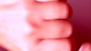 japanese babe takes close-up facial cumshot