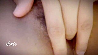 pinay chubby milf masturbates huge tits wildly horny