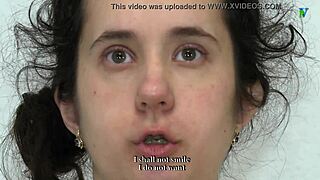 natasha's young hairy striptease reveal