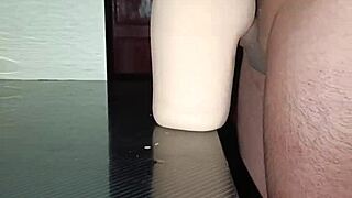 sally's tight ass takes my anal pounding then cum between thighs