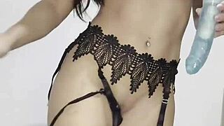 called hot young babe over to watch movie then fucked her curvy ass deep