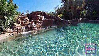 imagine nina rivera and sully savage eating pussy underwater in pool!