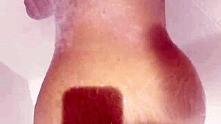 black babe takes huge cock deep in steamy shower pounding 💦🍆😍