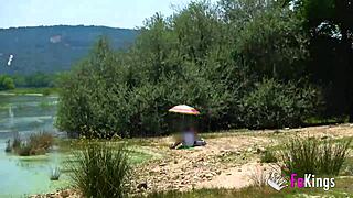 Summer Pickups Elena De La Vega Fucks Strangers Outdoors