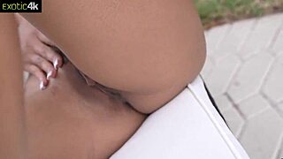 claire black's tight pussy stretched wide before facial cumshot