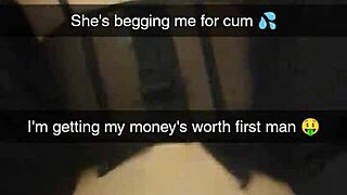 Milf wife cucked on Snapchat for debt Richelle Rose