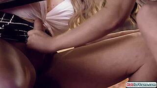 Busty Tgirl Gracie Jane Pounds Assistant Raw!