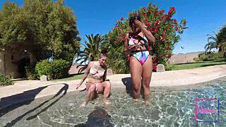 imagine nina rivera and sully savage eating pussy underwater in pool!