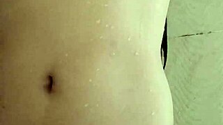 college latina coed flashes her big pussy lips then masturbates in shower before getting caught