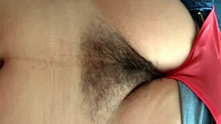 i jerk off cumming on her huge tits she craves anal