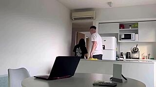 Girlfriend gifts sex doll so I fuck both cowgirl style with huge cocks!