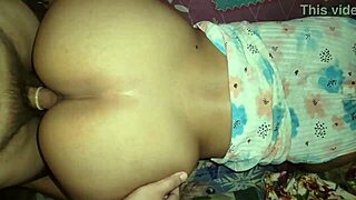 shh, eating this latina's big ass doggystyle while guests are home